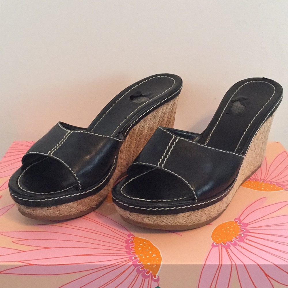 Nine West espadrille slides 7.5